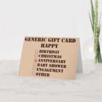 Generic Gift Card