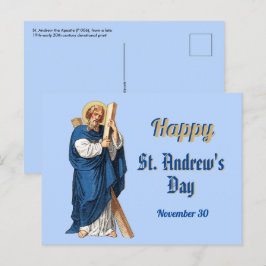Generic Happy St. Andrew's Day Postcard Postkarte