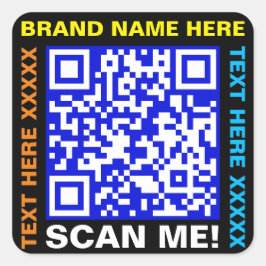 Generieren von 20 QR-Code-Stickern für benutzerdef Quadratischer Aufkleber