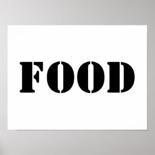 Generikale Lebensmittel und Getränke Humorales Par Poster