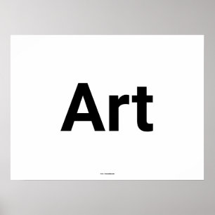 Generische Art Typografie Poster