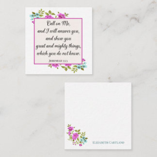 Generische Blank Bible Verse Inspiration Mitteilun Mitteilungskarte