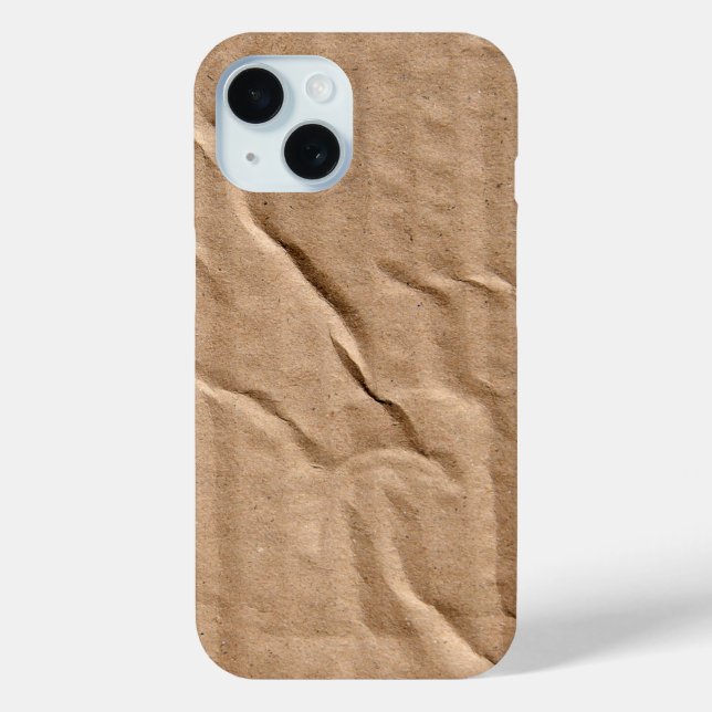 Generische braune Pappe Case-Mate iPhone Hülle (Rückseite)