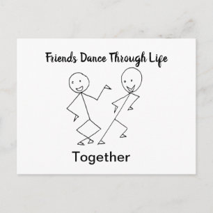 Generische Freundschaft Postkarte