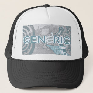 GENERISCHE MARKEN-LOGO-FERNLASTFAHRER-HUT TRUCKERKAPPE