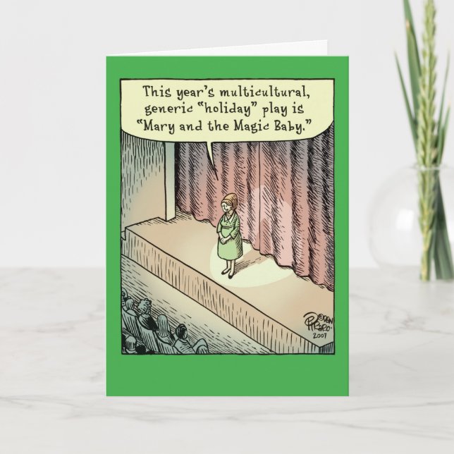 Generischer Feiertags-Spiel-glücklicher Feiertagskarte (Vorderseite)