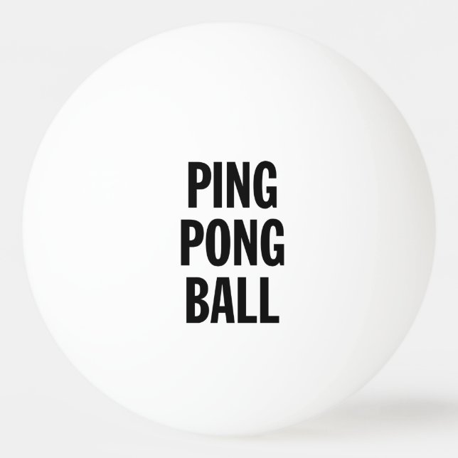 Generischer Klingeln Pong Ball Tischtennisball (Vorderseite)