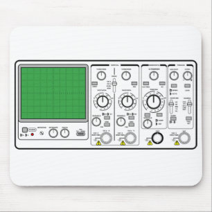 Generischer Oszilloskopspanntester an der Vorderse Mousepad