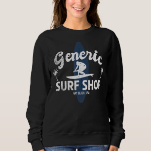 Generischer Surfshop Jeder Strand USA Retro Sweatshirt