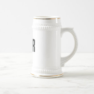 Generisches Bier Stein Bierglas