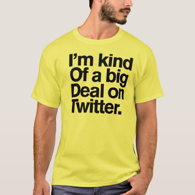 Generisches Comedy™/großes Abkommen auf Twitter T-Shirt (Vorderseite)