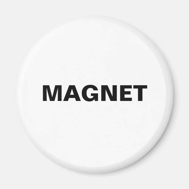 Generisches Elementlabel Magnet (Vorne)