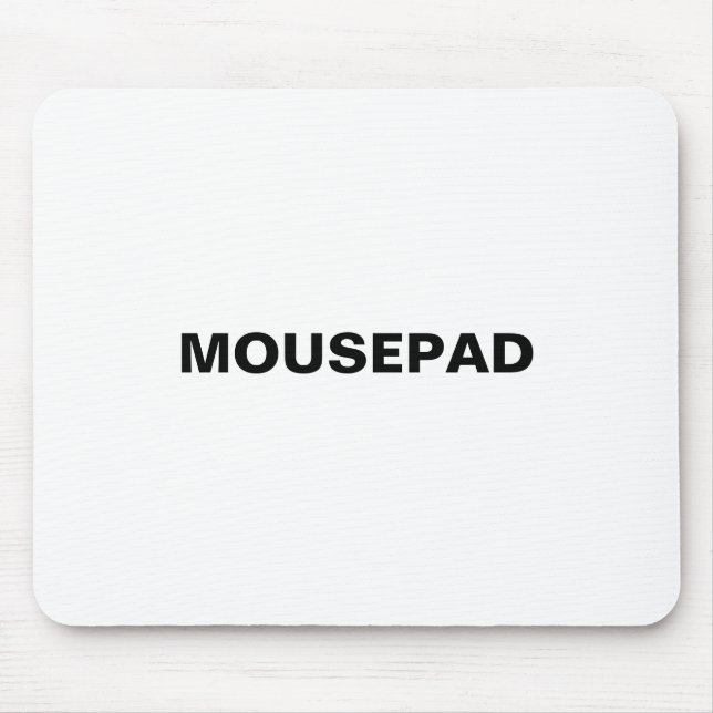Generisches Elementlabel Mousepad (Vorne)