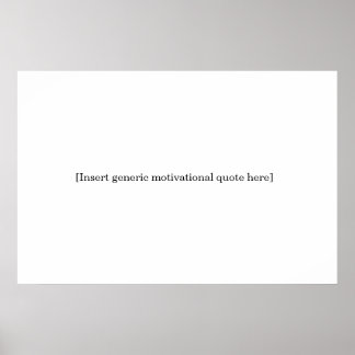 Generisches Motivierend Poster