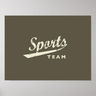 Generisches Sportteam Poster