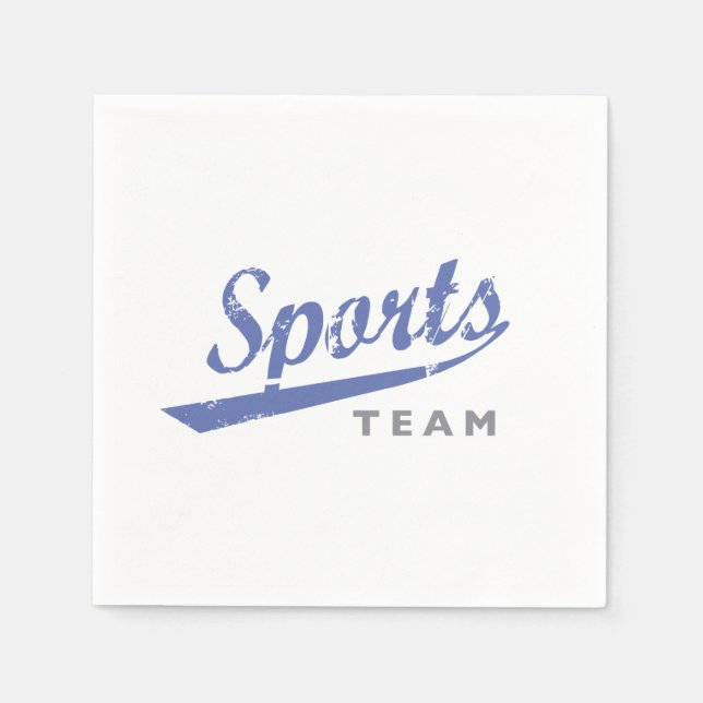 Generisches Sportteam Serviette (Vorderseite)
