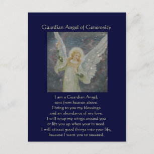 Generous -  Guardian Angel of Generosity Postkarte
