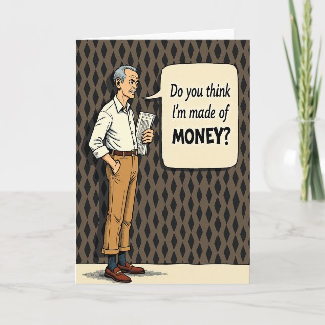 Genervter Papa Graphic Novel Karte (Vorderseite)