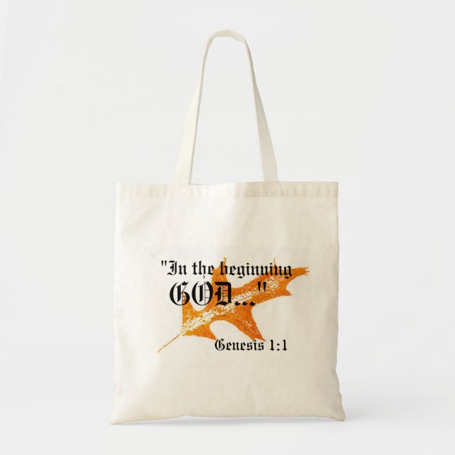 Genese 1:1 Bag Tragetasche (Vorne)