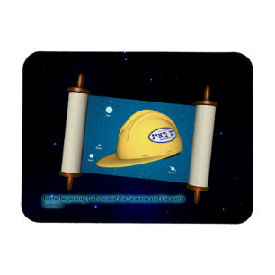 Genese 1:1 - Bauen Magnet