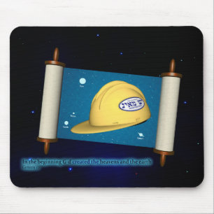 Genese 1:1 - Bauen Mousepad