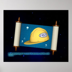 Genese 1:1 - Bauen Poster