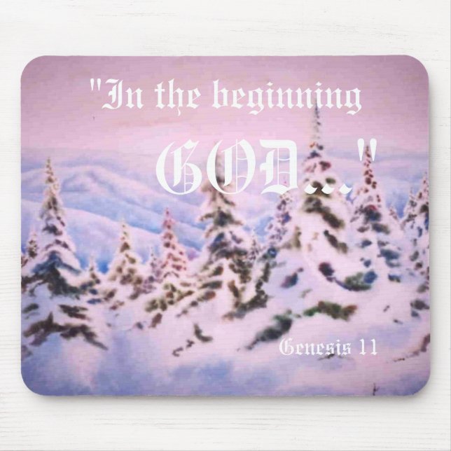 Genese 1:1 Mousepad (Vorne)