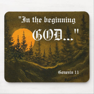 Genese 1:1 Mousepad