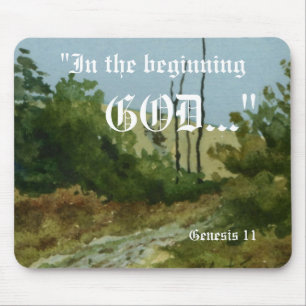 Genese 1:1 Mousepad