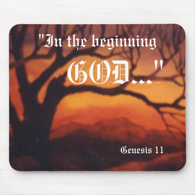 Genese 1:1 Mousepad (Vorne)