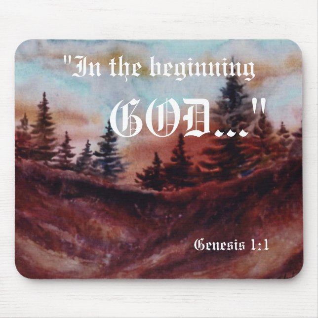 Genese 1:1 Mousepad (Vorne)