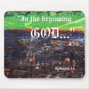 Genese 1:1 Mousepad