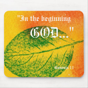Genese 1:1 Mousepad