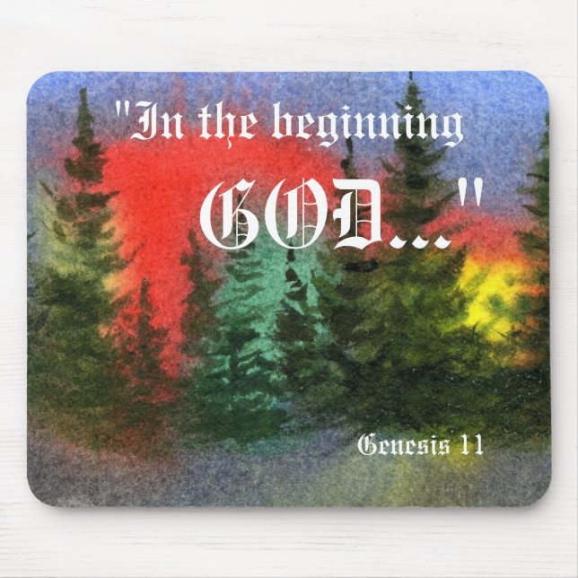Genese 1:1 Mousepad (Vorne)