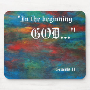Genese 1:1 Mousepad