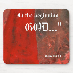 Genese 1:1 Mousepad