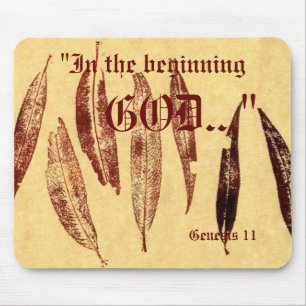 Genese 1:1 Mousepad