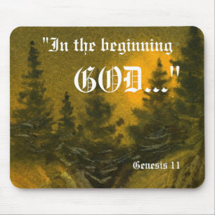 Genese 1:1 Mousepad
