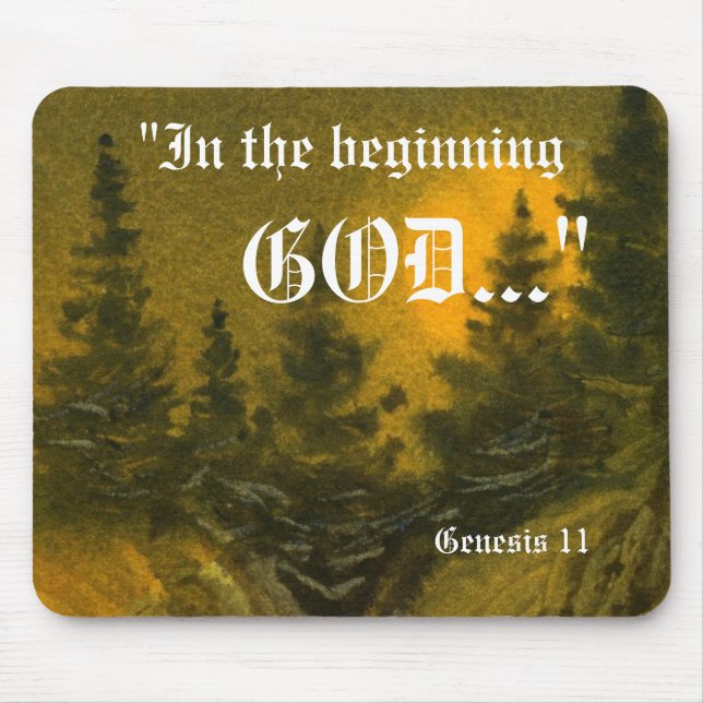 Genese 1:1 Mousepad (Vorne)