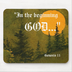 Genese 1:1 Mousepad