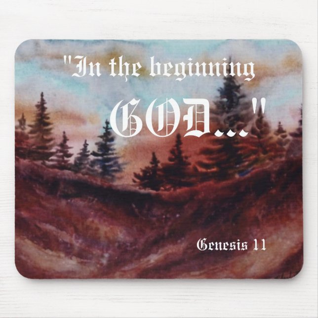 Genese 1:1 Mousepad (Vorne)