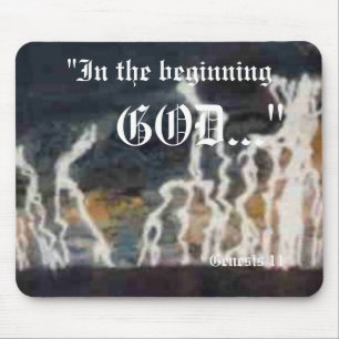 Genese 1:1 Mousepad