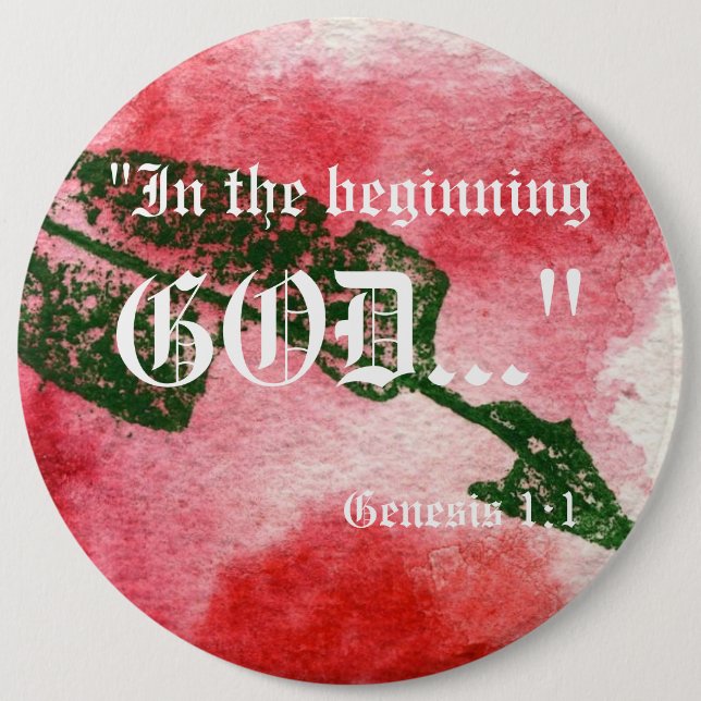 Genese 1:1 Schaltfläche Button (Vorderseite)