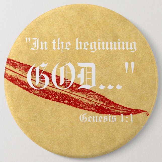 Genese 1:1 Schaltfläche Button (Vorderseite)