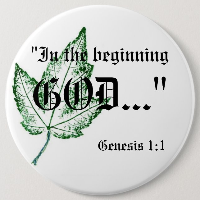 Genese 1:1 Schaltfläche Button (Vorderseite)