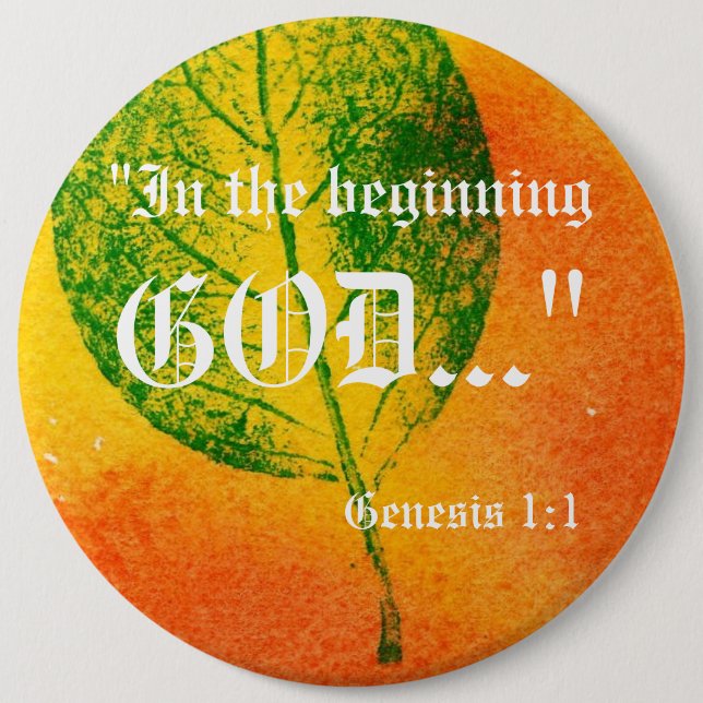 Genese 1:1 Schaltfläche Button (Vorderseite)