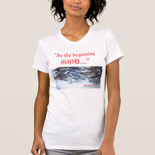 Genese 1:1 Shirt (Vorderseite)