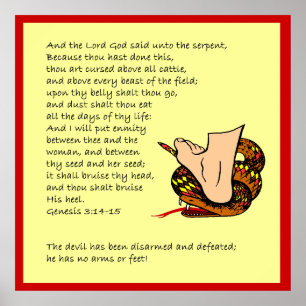 Genese 3:14-15 poster