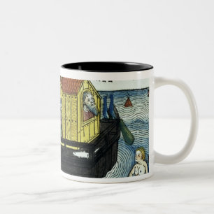 Genese-6:11 - 24 Noahs Arche, vom Zweifarbige Tasse