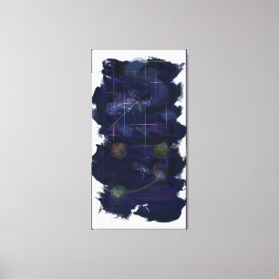 Genese-Tag 4: Sterne 2014 Leinwanddruck